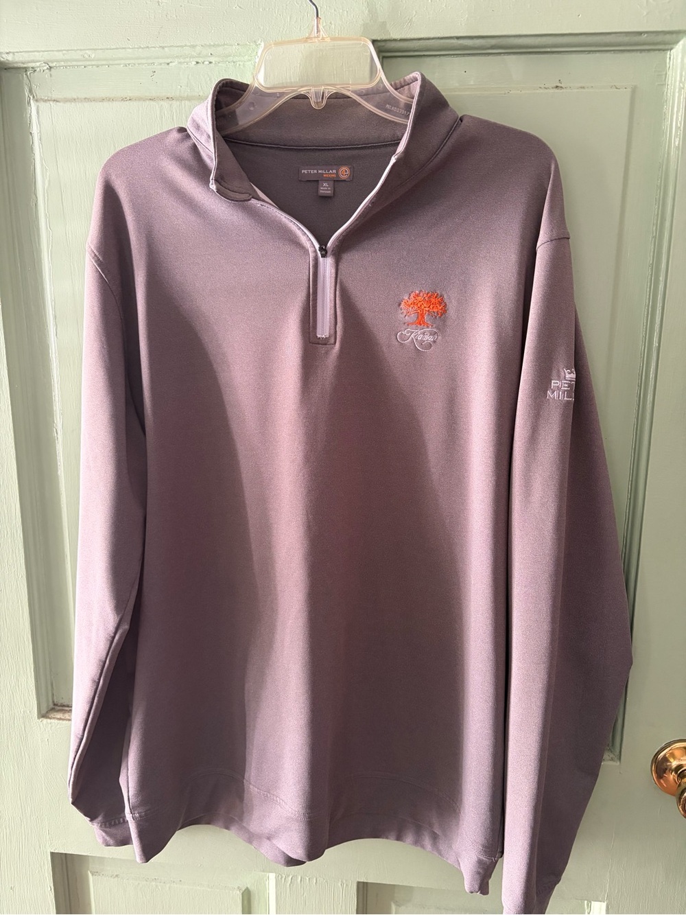 NEW PETER Millar wicking element 4 1/4 Zip Long Sleeve Kiawah island Pullover